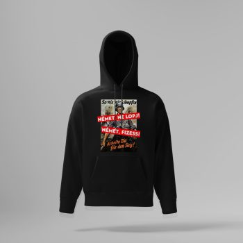 NÉMET, NE LOPJ! pulóver fekete