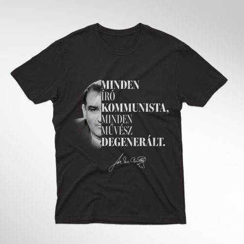 Minden író, minden művész férfi fekete póló