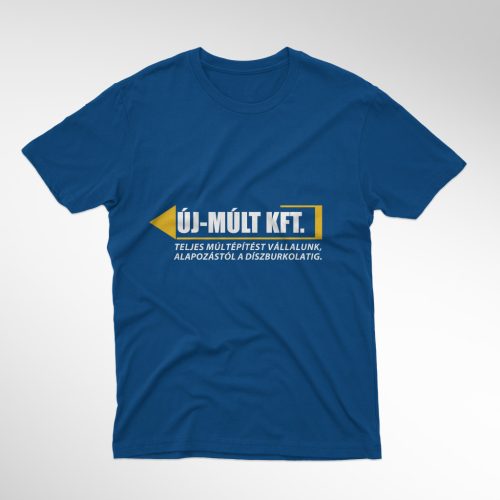 Új-Múlt Kft. férfi kék póló