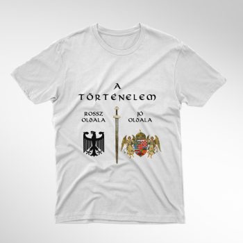 JÓ OLDAL/ROSSZ OLDAL FÉRFI PÓLÓ FEHÉR