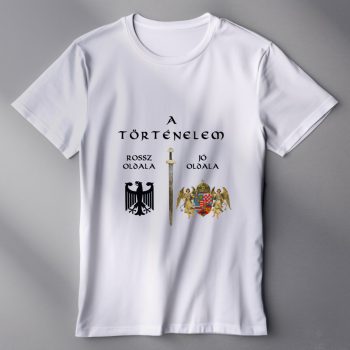 JÓ OLDAL/ROSSZ OLDAL női póló fehér