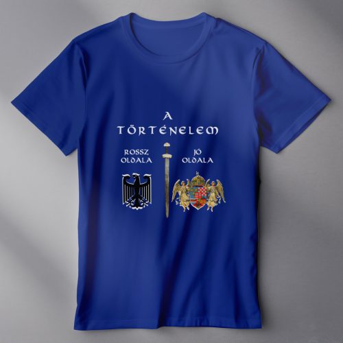 JÓ OLDAL/ROSSZ OLDAL női póló kék