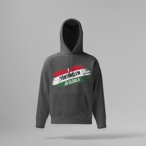 A TÖRTÉNELEM JÓ OLDALA pulóver szürke